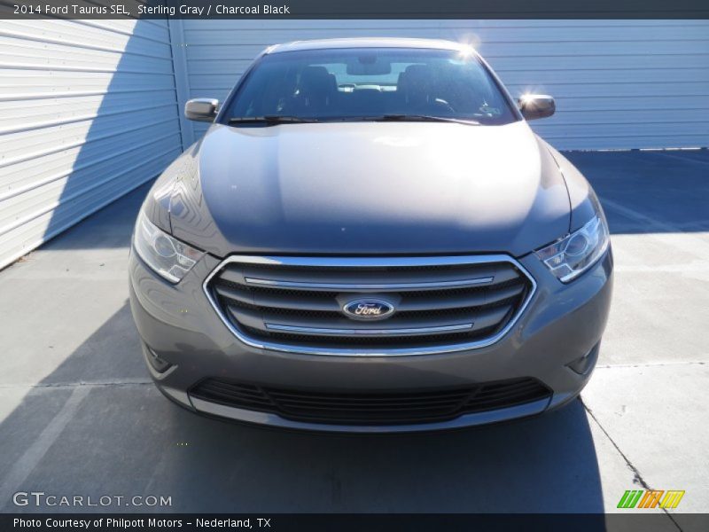 Sterling Gray / Charcoal Black 2014 Ford Taurus SEL