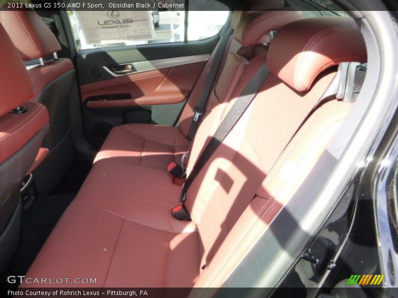 Obsidian Black / Cabernet 2013 Lexus GS 350 AWD F Sport