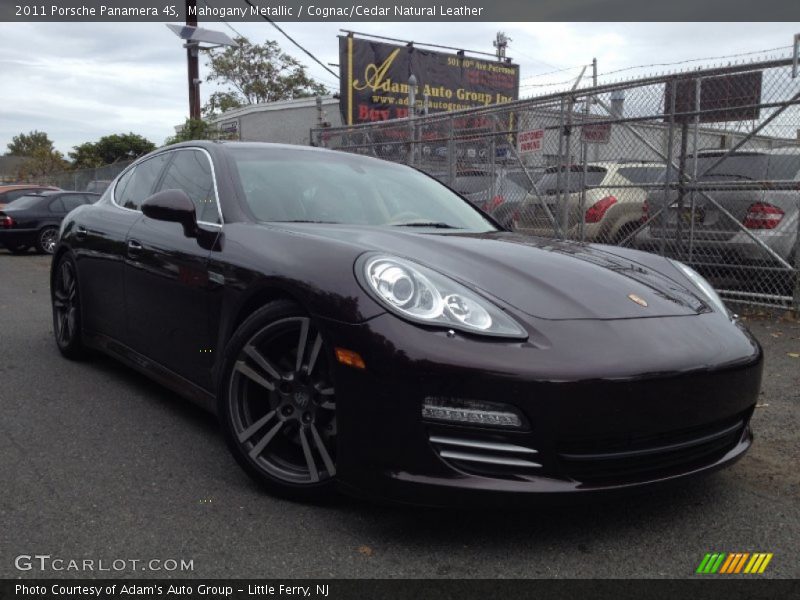 Mahogany Metallic / Cognac/Cedar Natural Leather 2011 Porsche Panamera 4S