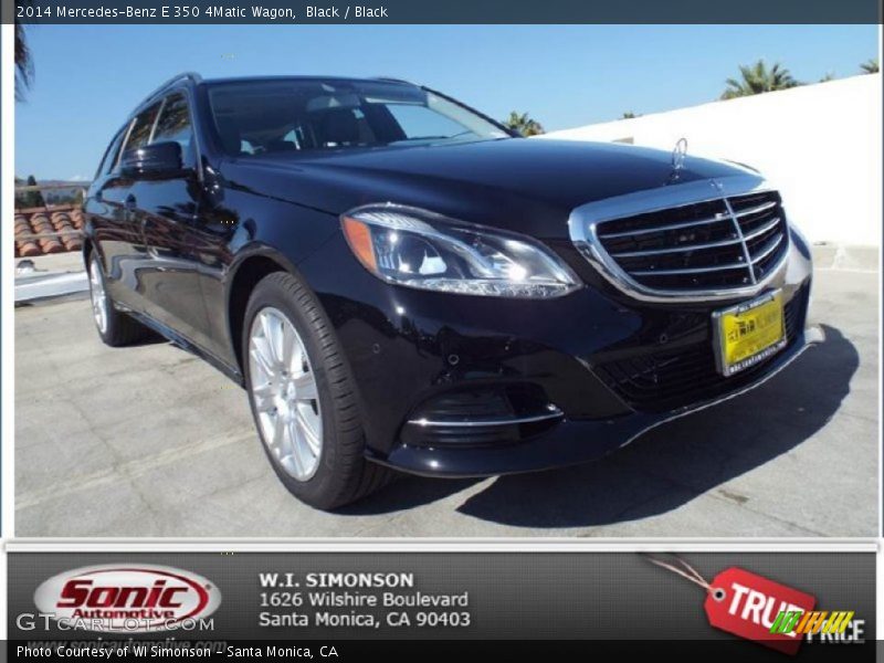 Black / Black 2014 Mercedes-Benz E 350 4Matic Wagon