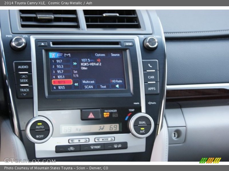 Cosmic Gray Metallic / Ash 2014 Toyota Camry XLE