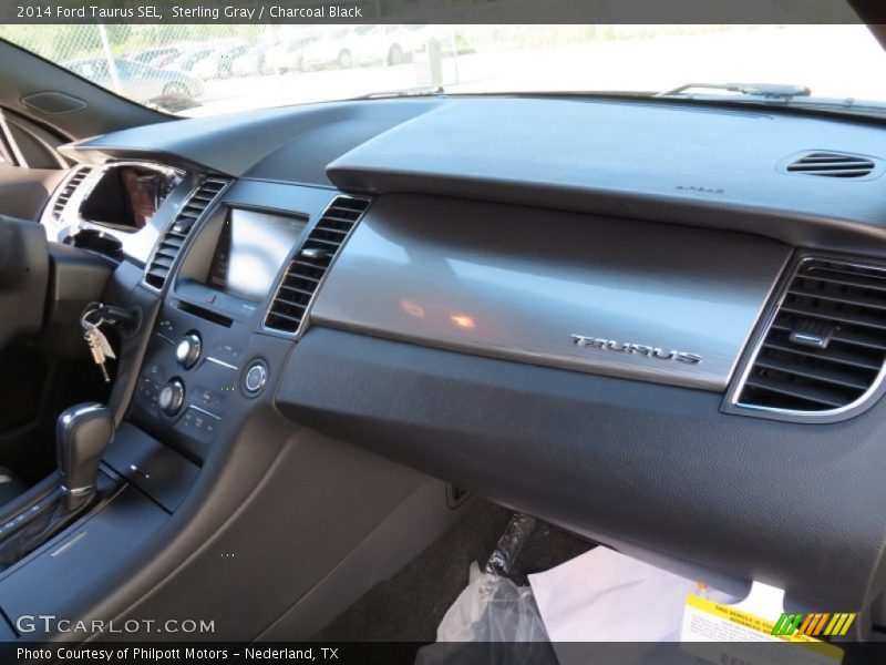 Sterling Gray / Charcoal Black 2014 Ford Taurus SEL