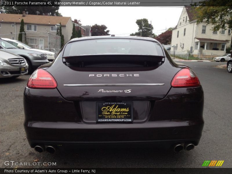 Mahogany Metallic / Cognac/Cedar Natural Leather 2011 Porsche Panamera 4S