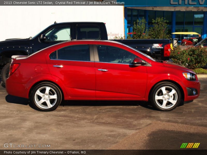  2013 Sonic LTZ Sedan Crystal Red Tintcoat