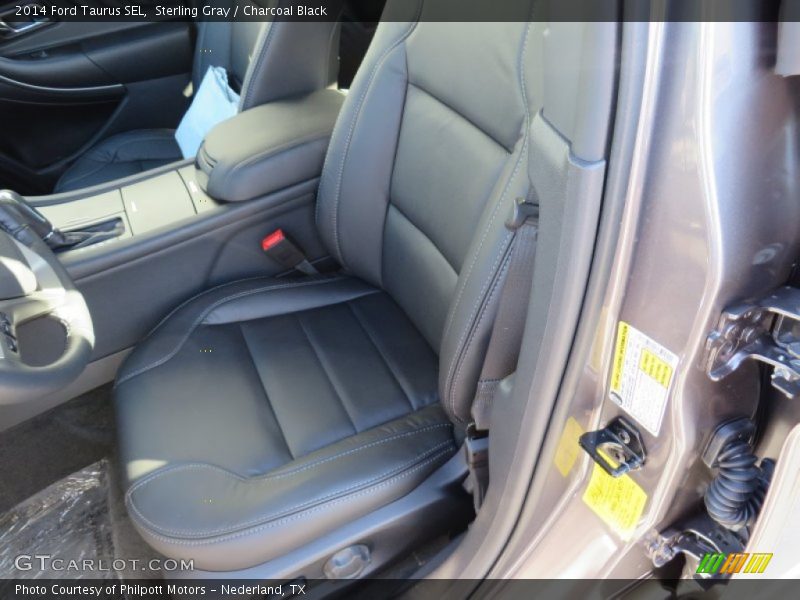 Sterling Gray / Charcoal Black 2014 Ford Taurus SEL