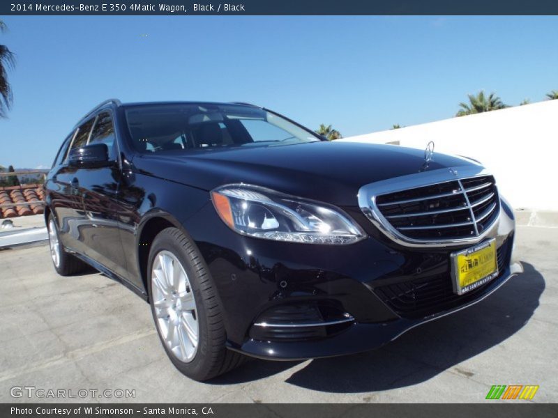 Black / Black 2014 Mercedes-Benz E 350 4Matic Wagon