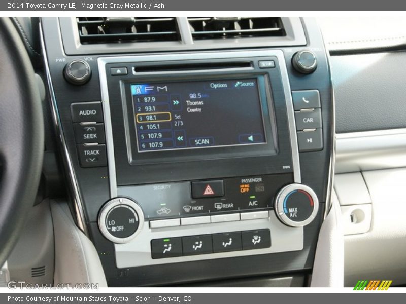 Magnetic Gray Metallic / Ash 2014 Toyota Camry LE