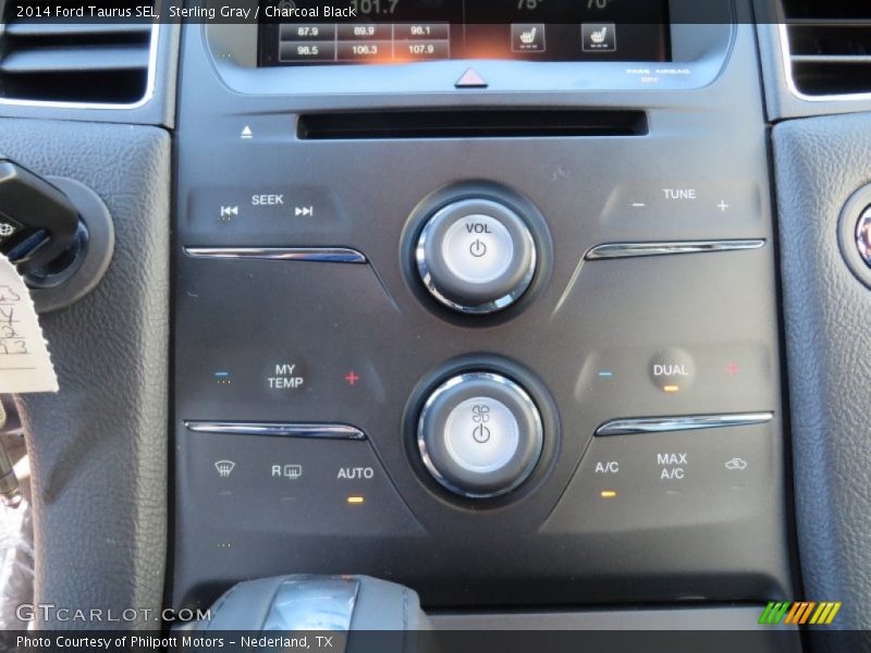 Sterling Gray / Charcoal Black 2014 Ford Taurus SEL