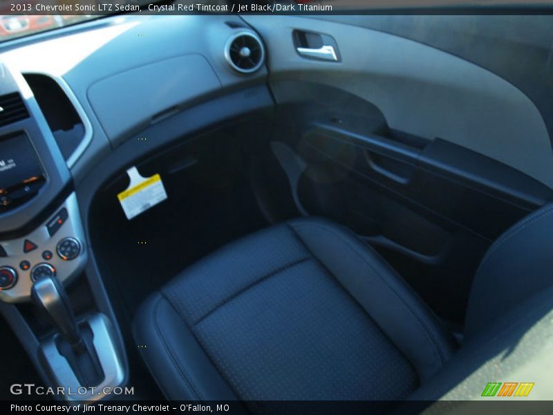 Crystal Red Tintcoat / Jet Black/Dark Titanium 2013 Chevrolet Sonic LTZ Sedan