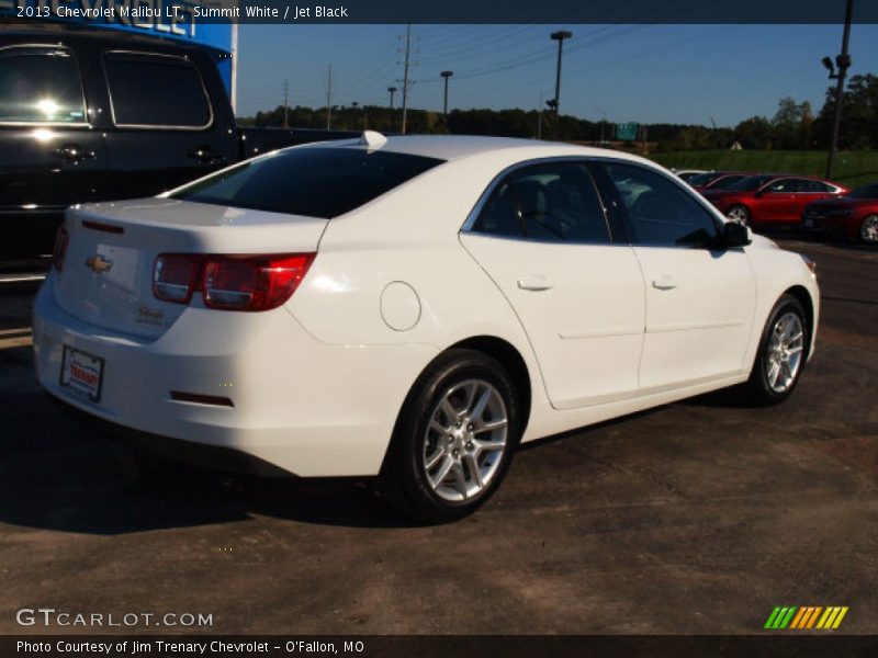 Summit White / Jet Black 2013 Chevrolet Malibu LT