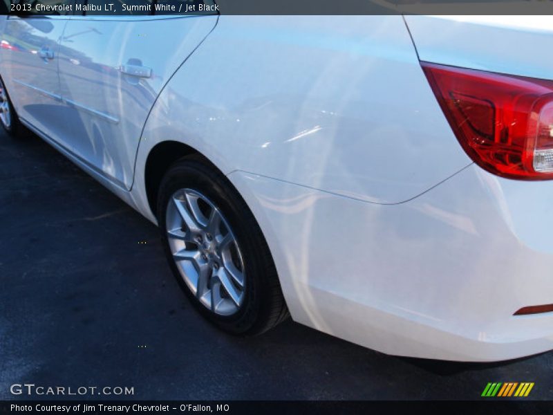 Summit White / Jet Black 2013 Chevrolet Malibu LT