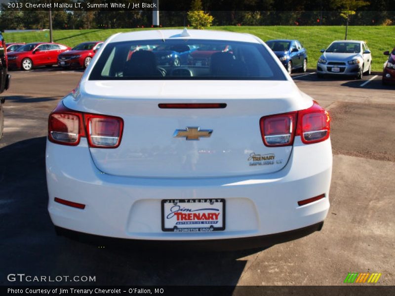 Summit White / Jet Black 2013 Chevrolet Malibu LT