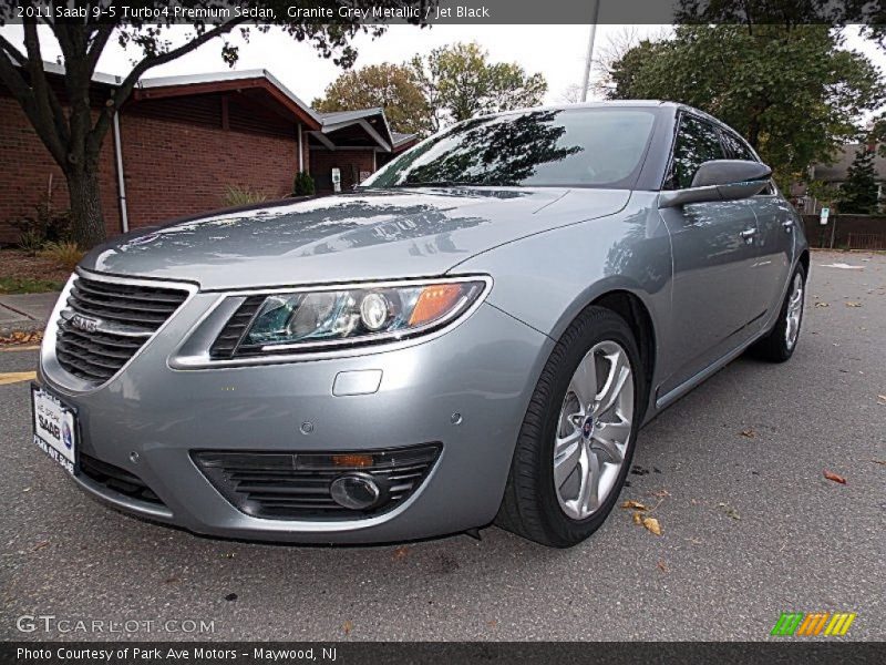 Granite Grey Metallic / Jet Black 2011 Saab 9-5 Turbo4 Premium Sedan