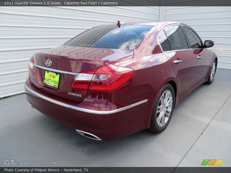 Cabernet Red Pearl / Cashmere 2013 Hyundai Genesis 3.8 Sedan
