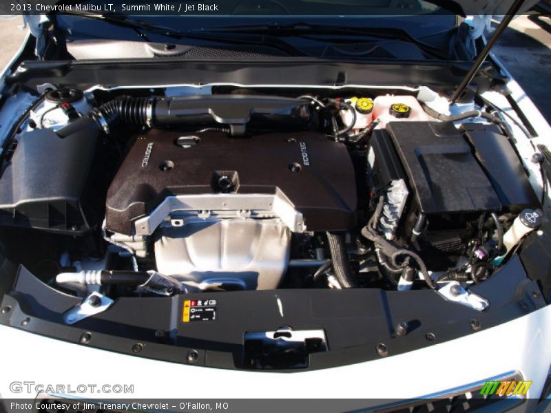 Summit White / Jet Black 2013 Chevrolet Malibu LT