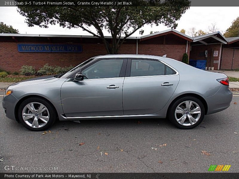 Granite Grey Metallic / Jet Black 2011 Saab 9-5 Turbo4 Premium Sedan