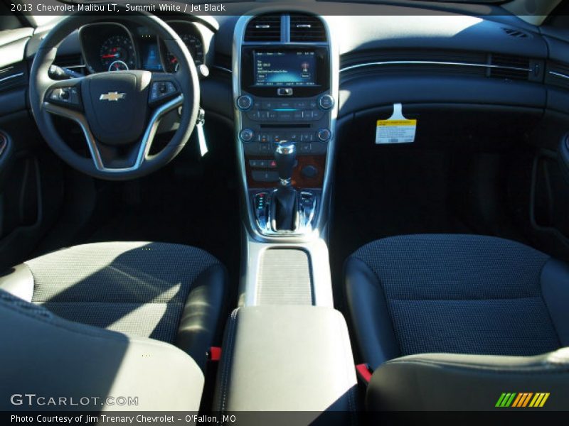 Summit White / Jet Black 2013 Chevrolet Malibu LT