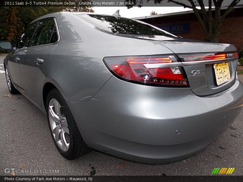 Granite Grey Metallic / Jet Black 2011 Saab 9-5 Turbo4 Premium Sedan