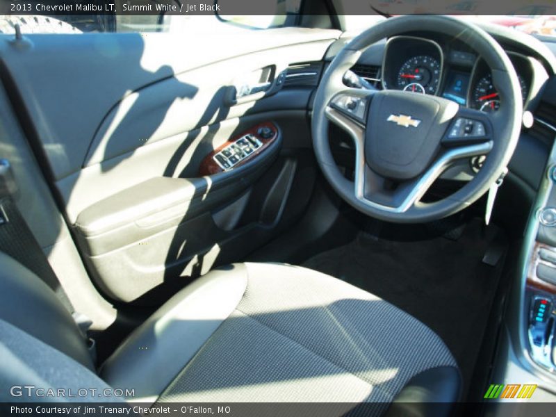 Summit White / Jet Black 2013 Chevrolet Malibu LT