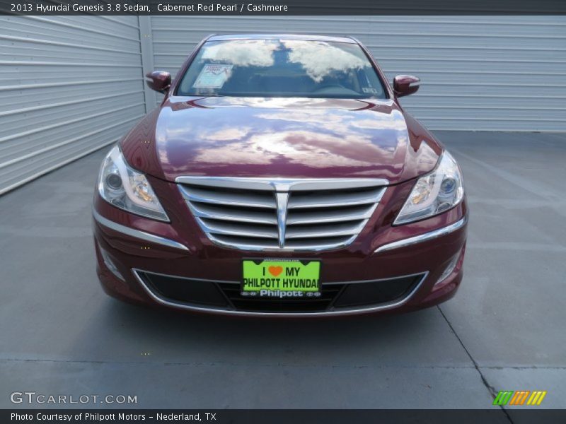 Cabernet Red Pearl / Cashmere 2013 Hyundai Genesis 3.8 Sedan