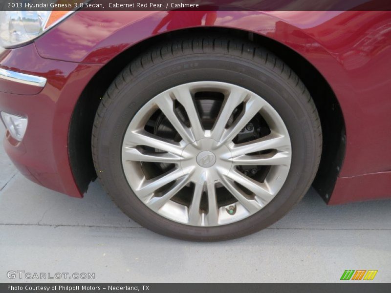 Cabernet Red Pearl / Cashmere 2013 Hyundai Genesis 3.8 Sedan