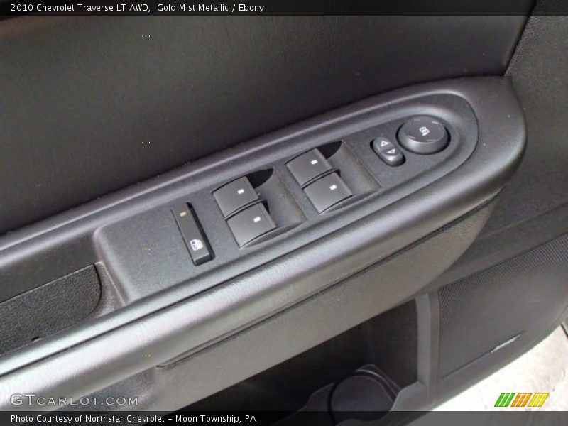 Gold Mist Metallic / Ebony 2010 Chevrolet Traverse LT AWD