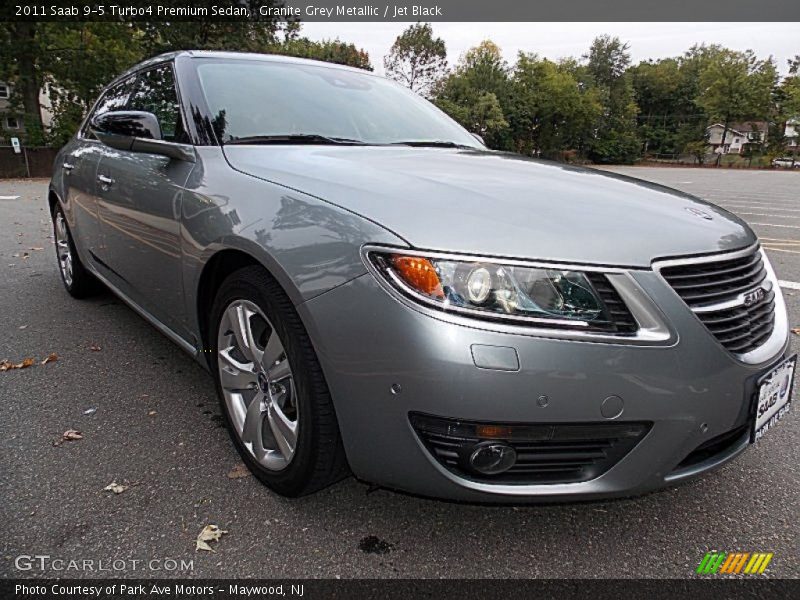 Granite Grey Metallic / Jet Black 2011 Saab 9-5 Turbo4 Premium Sedan