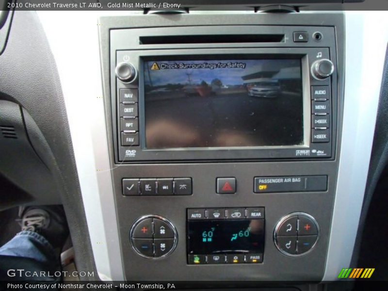 Gold Mist Metallic / Ebony 2010 Chevrolet Traverse LT AWD
