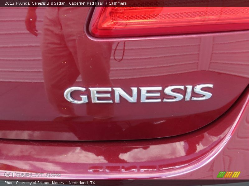 Cabernet Red Pearl / Cashmere 2013 Hyundai Genesis 3.8 Sedan