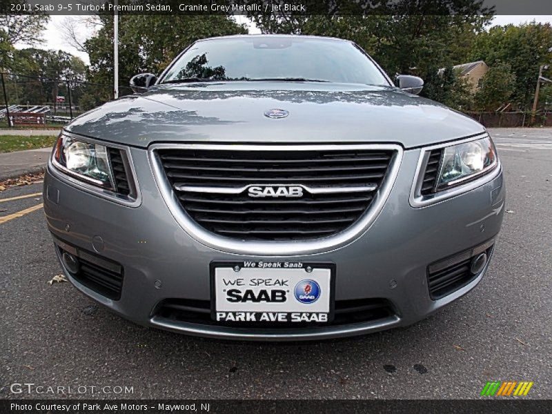 Granite Grey Metallic / Jet Black 2011 Saab 9-5 Turbo4 Premium Sedan