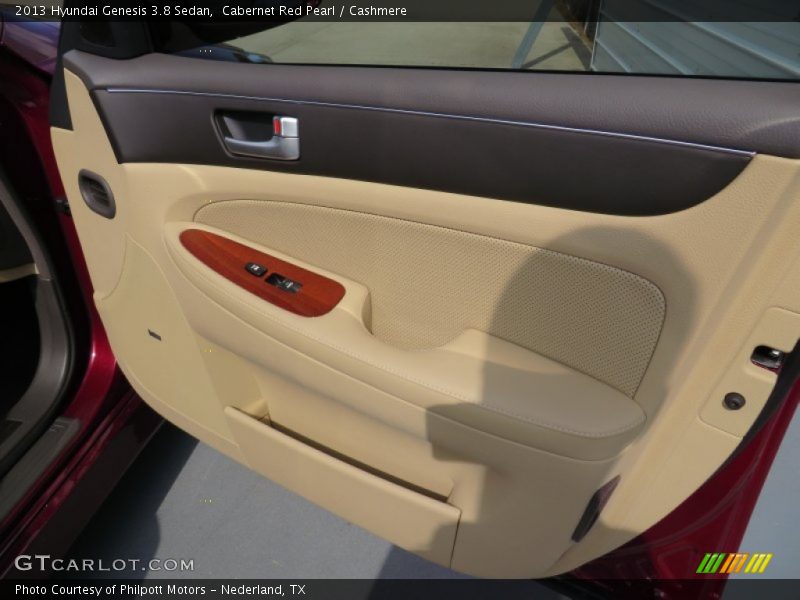 Cabernet Red Pearl / Cashmere 2013 Hyundai Genesis 3.8 Sedan