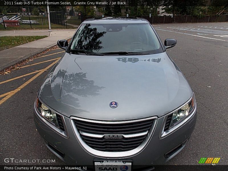 Granite Grey Metallic / Jet Black 2011 Saab 9-5 Turbo4 Premium Sedan