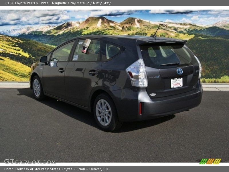 Magnetic Gray Metallic / Misty Gray 2014 Toyota Prius v Three