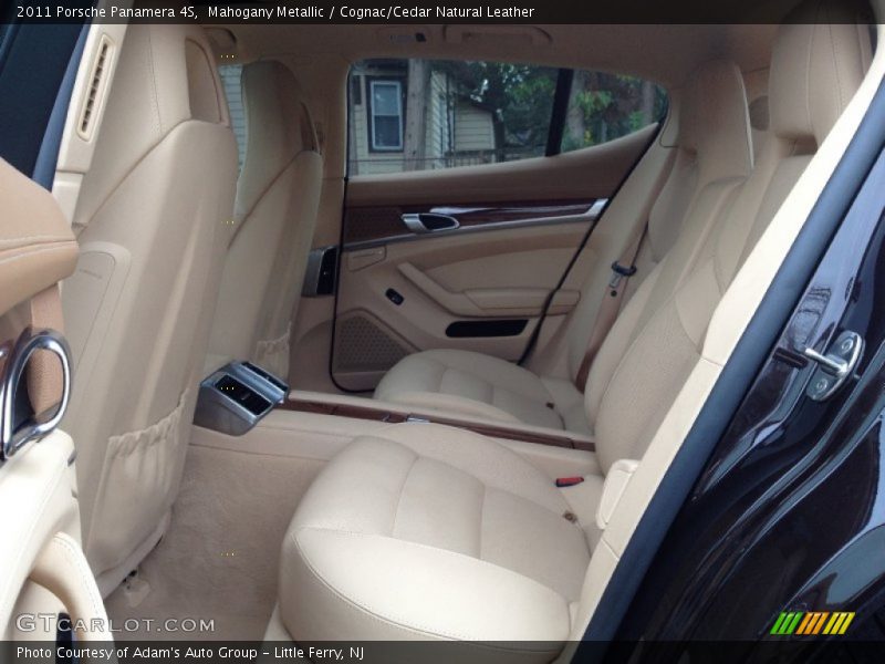 Rear Seat of 2011 Panamera 4S