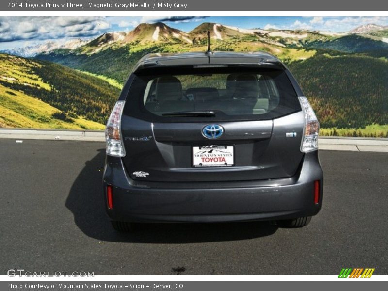 Magnetic Gray Metallic / Misty Gray 2014 Toyota Prius v Three