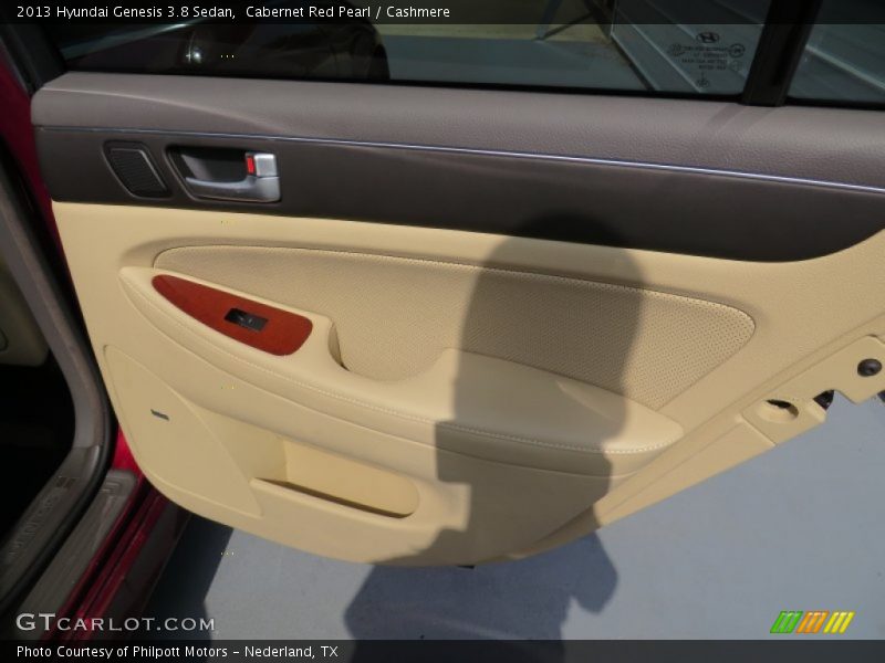 Cabernet Red Pearl / Cashmere 2013 Hyundai Genesis 3.8 Sedan