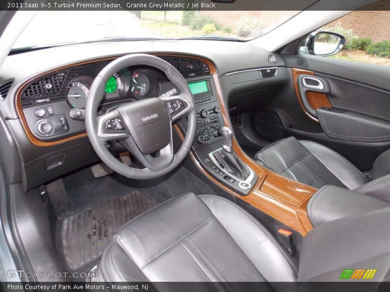 Granite Grey Metallic / Jet Black 2011 Saab 9-5 Turbo4 Premium Sedan