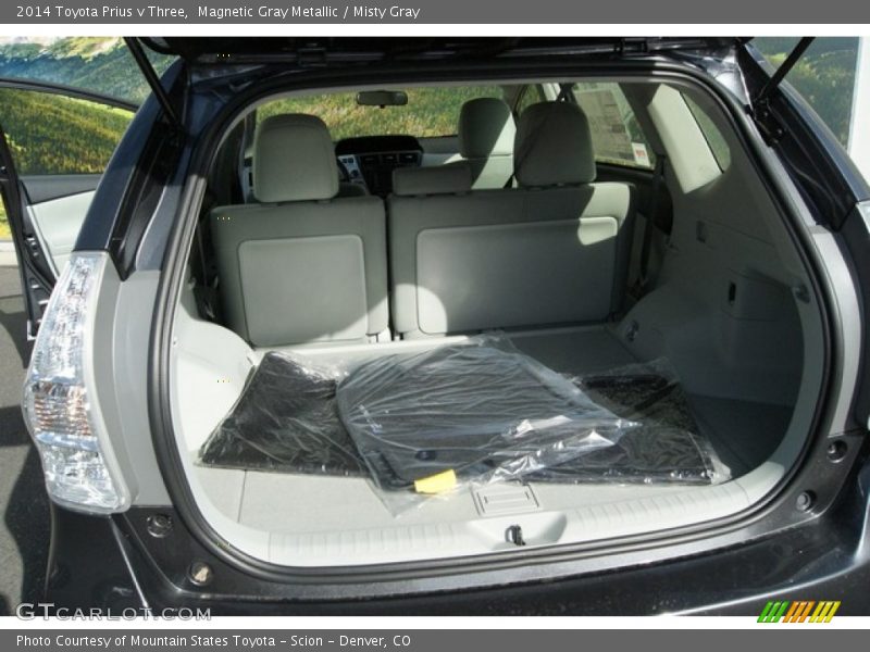 Magnetic Gray Metallic / Misty Gray 2014 Toyota Prius v Three
