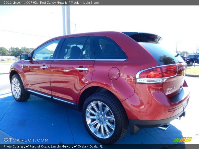 Red Candy Metallic / Medium Light Stone 2011 Lincoln MKX FWD