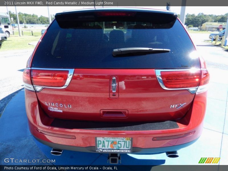 Red Candy Metallic / Medium Light Stone 2011 Lincoln MKX FWD