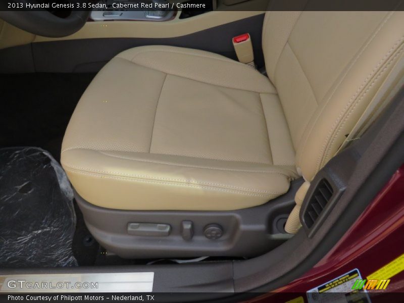 Cabernet Red Pearl / Cashmere 2013 Hyundai Genesis 3.8 Sedan