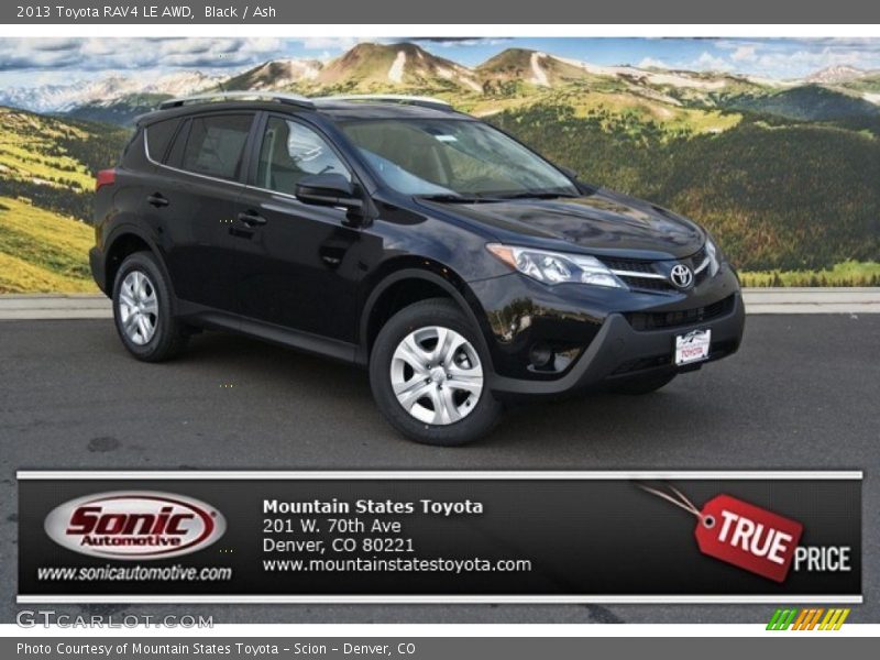 Black / Ash 2013 Toyota RAV4 LE AWD