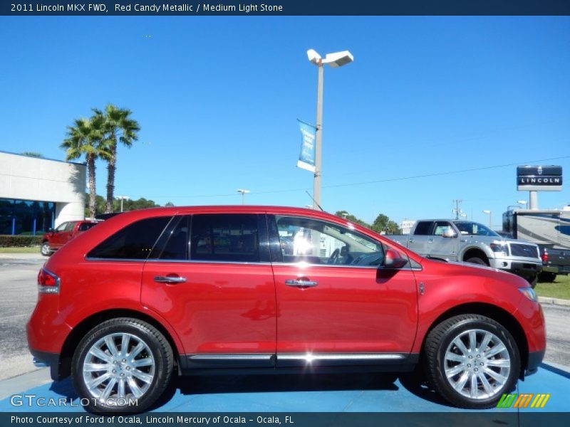 Red Candy Metallic / Medium Light Stone 2011 Lincoln MKX FWD