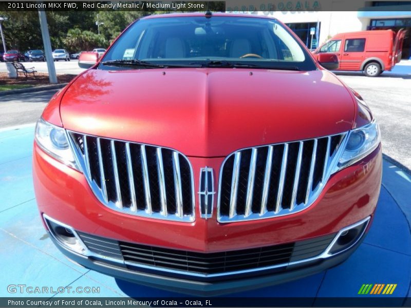 Red Candy Metallic / Medium Light Stone 2011 Lincoln MKX FWD