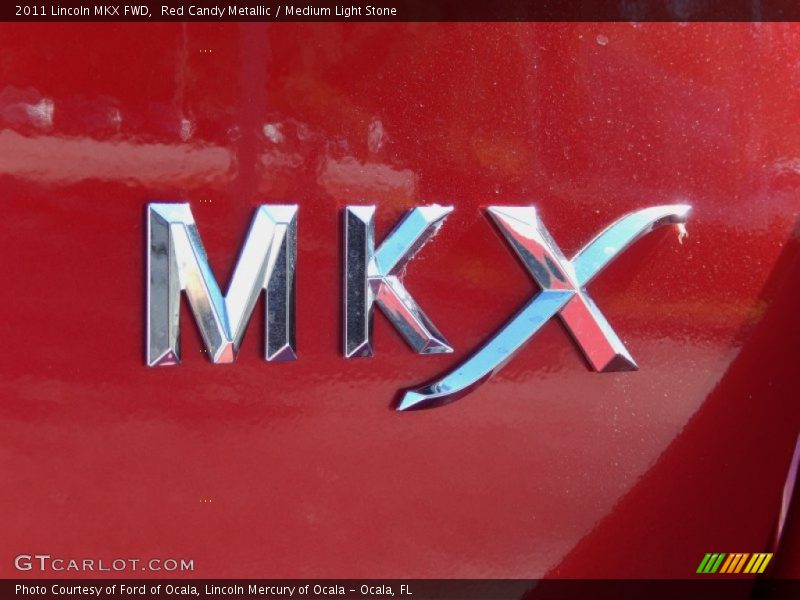 Red Candy Metallic / Medium Light Stone 2011 Lincoln MKX FWD