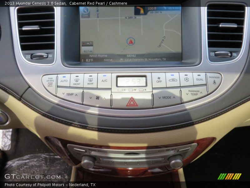 Cabernet Red Pearl / Cashmere 2013 Hyundai Genesis 3.8 Sedan