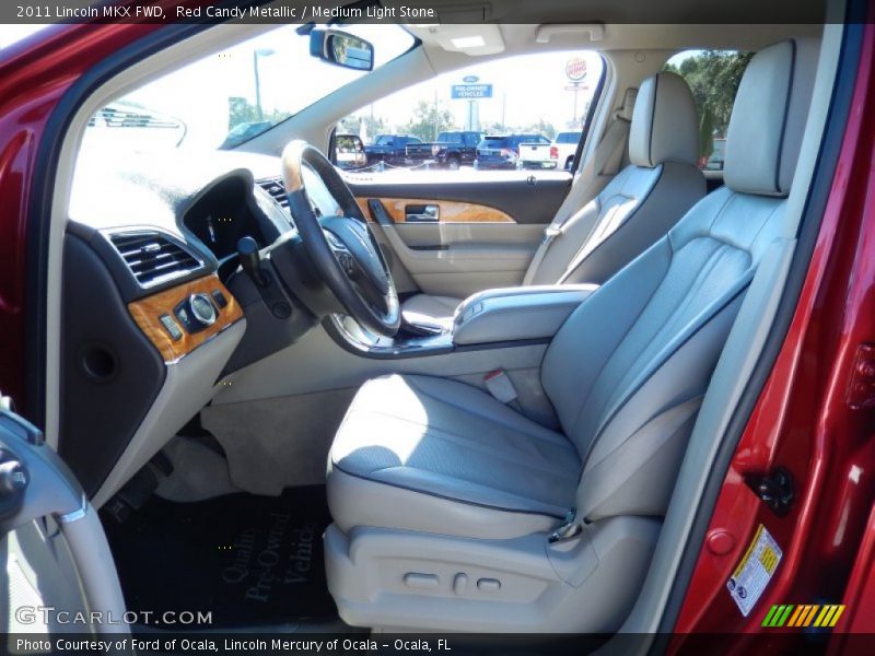 Red Candy Metallic / Medium Light Stone 2011 Lincoln MKX FWD