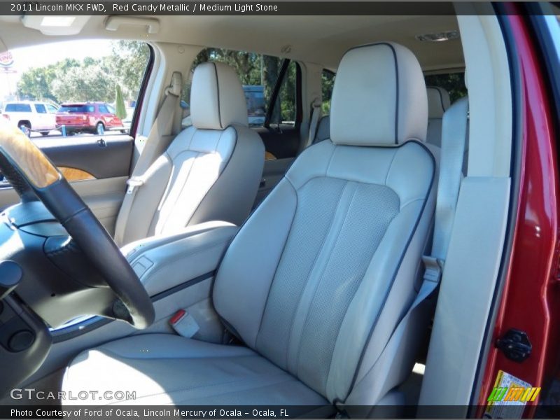 Red Candy Metallic / Medium Light Stone 2011 Lincoln MKX FWD