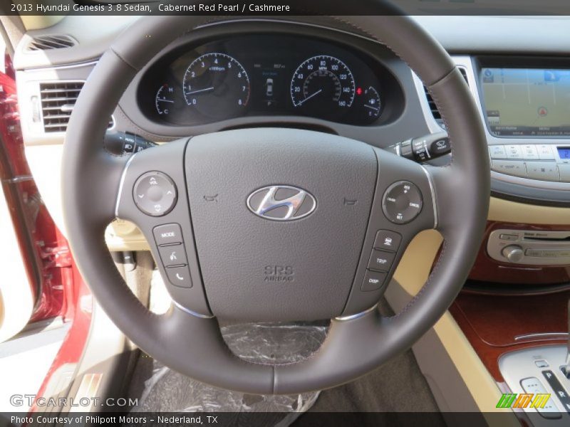Cabernet Red Pearl / Cashmere 2013 Hyundai Genesis 3.8 Sedan