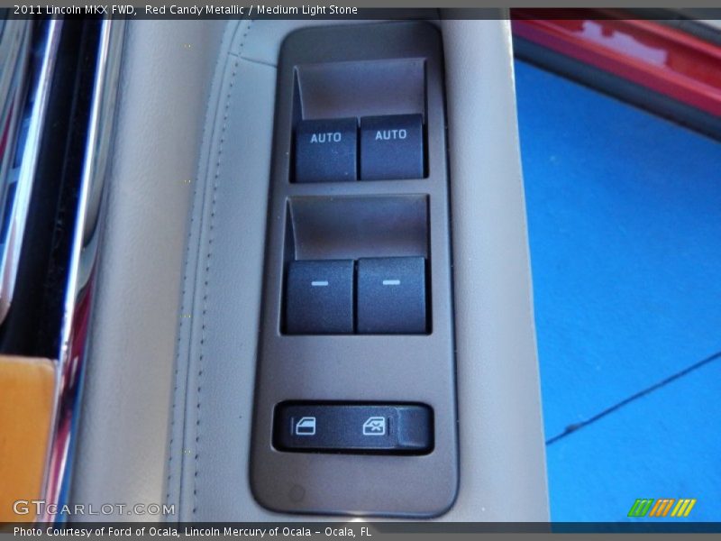 Red Candy Metallic / Medium Light Stone 2011 Lincoln MKX FWD